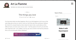 Desktop Screenshot of blog.artlaflamme.com